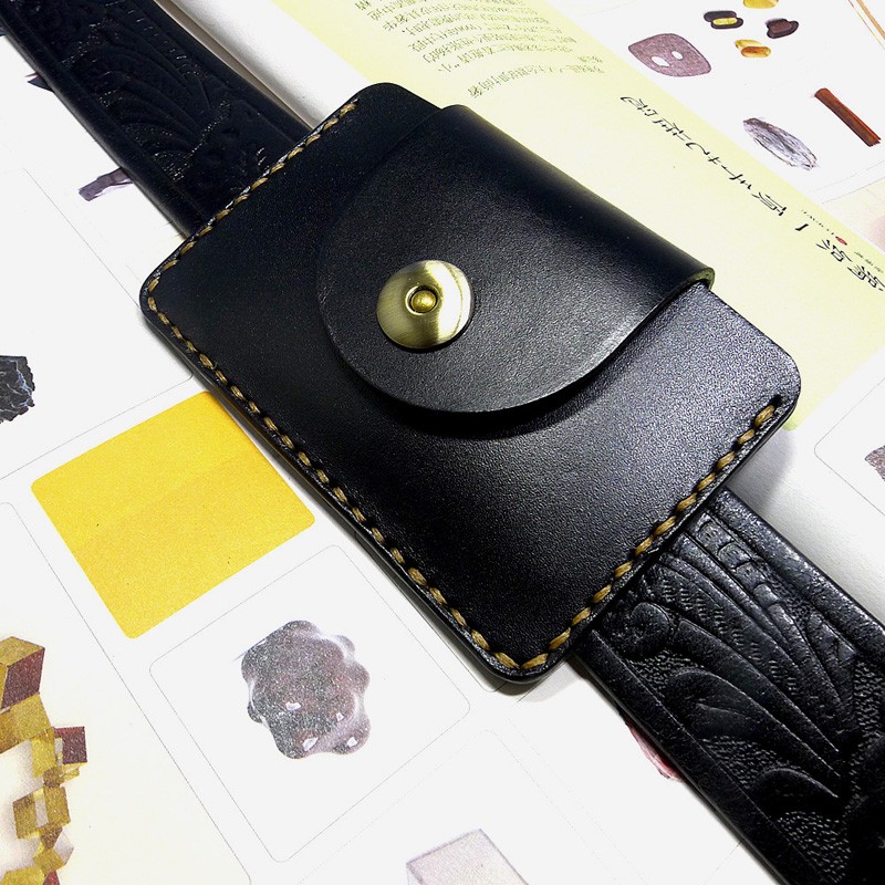 Leatherwork Belt - Blongk ultra fino saco da cintura