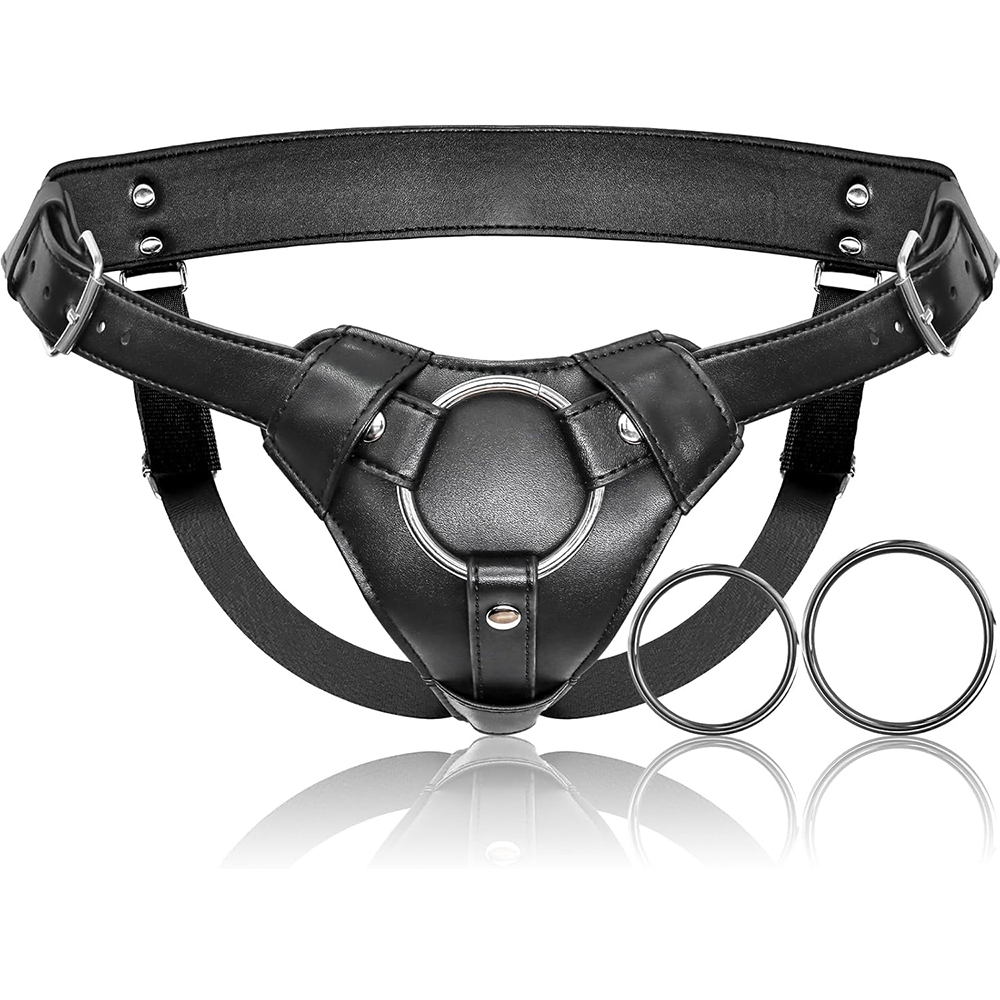 Leatherwork Belt - Arnês com Dildo para Mulheres e