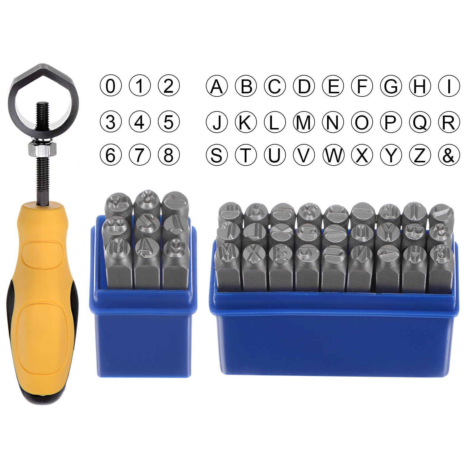Leatherwork Punch - Kit de Estampagem de Metal 6mm