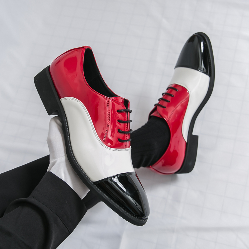 Leatherworking Classic - Novos Sapatos Oxford Masculinos com Cadarço