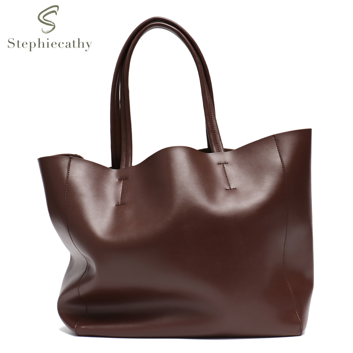 Leatherworking Classic - Grande capacidade bolsa para mulheres moda