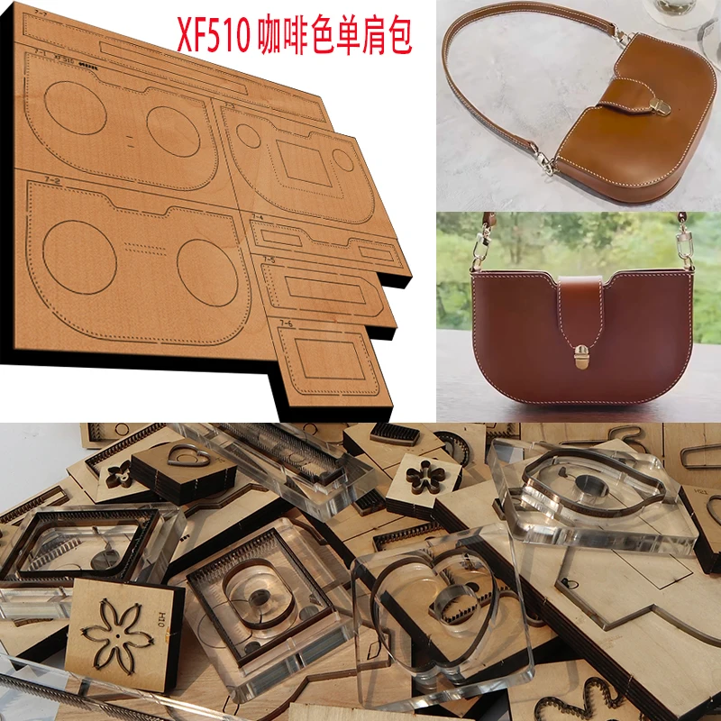 Leathercraft Japan - Único-Ombro Bolsa De Couro Artesanato Soco