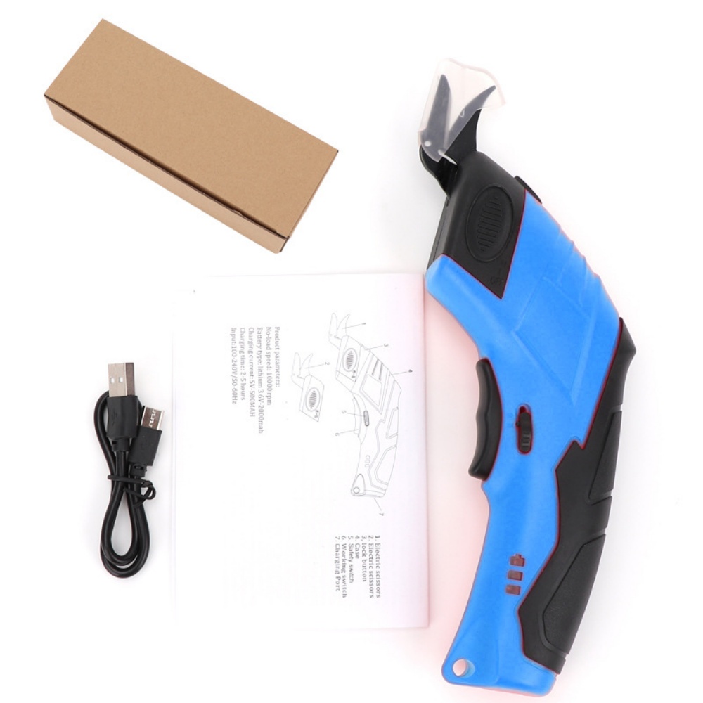 Leatherwork Projects - Tesoura elétrica 3.6v, máquina de corte