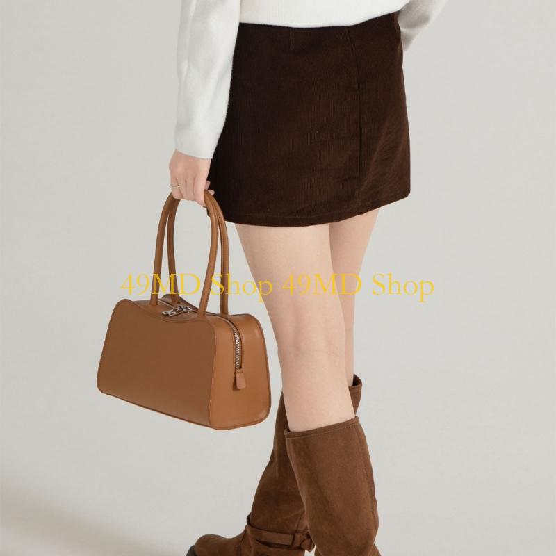 Leather Work Duffle Bag - 49MD Bolsa ombro para mulheres Bolsa