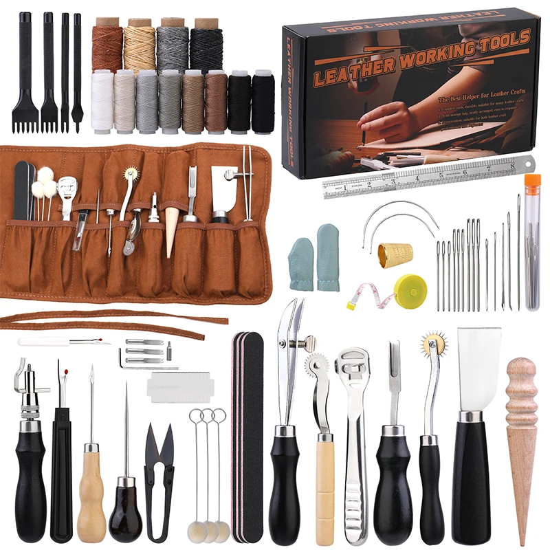 Leatherwork Punch - Kraball kit de ferramentas artesanais de