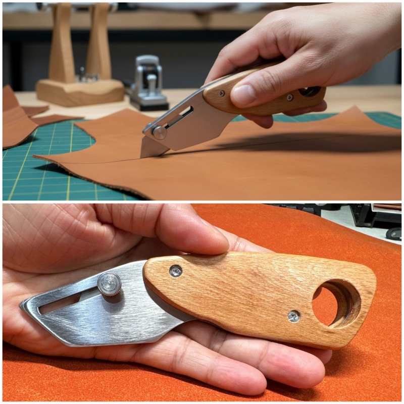 Faca de Corte Trapezoidal em A - Leatherwork Projects avaliação e preço