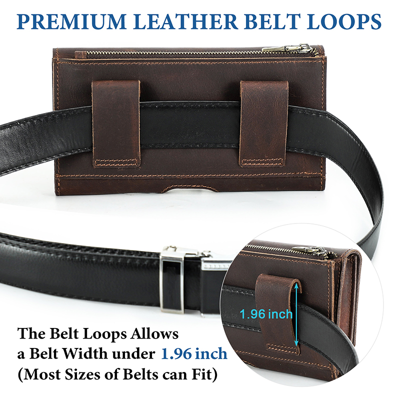Saco De Cintura De Couro De Co - Leatherwork Belt avaliação e preço