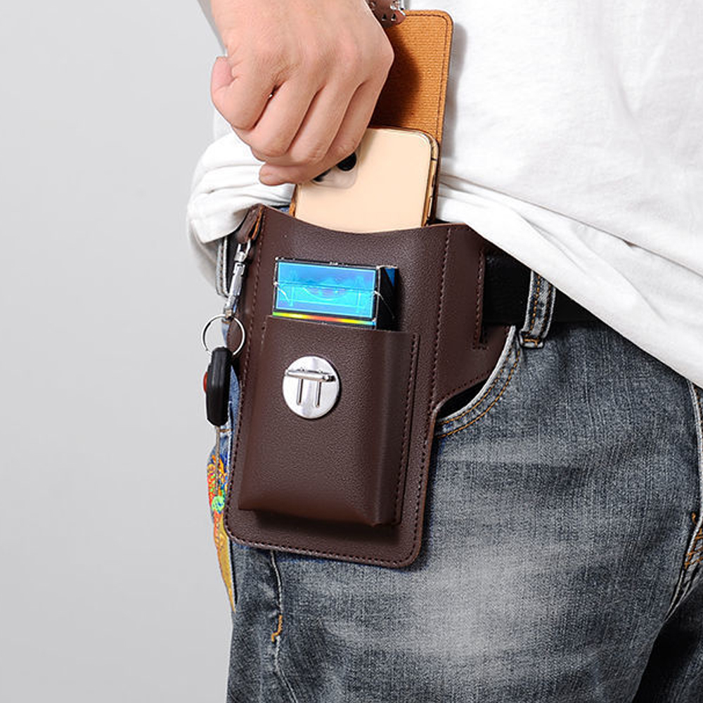 Nova Bolsa de Cintura Masculin - Leatherwork Belt avaliação e preço