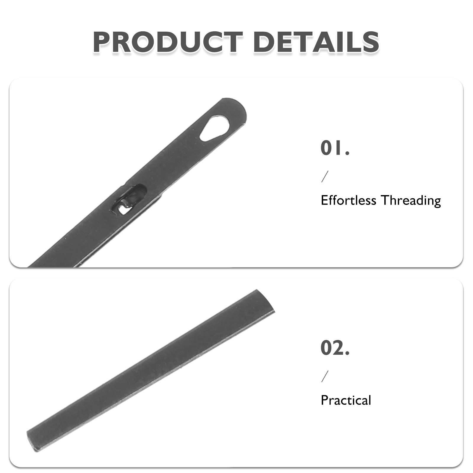 Conjunto de 3 Agulhas de Costu - Leatherwork Hand Sewing Needles avaliação e preço