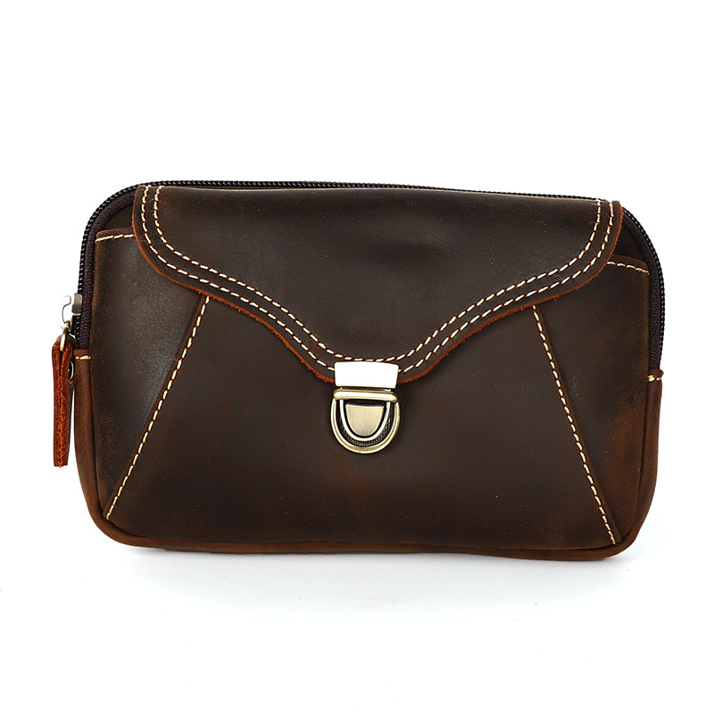 Bolsa de cintura masculina de  - Leatherwork Bag avaliação e preço