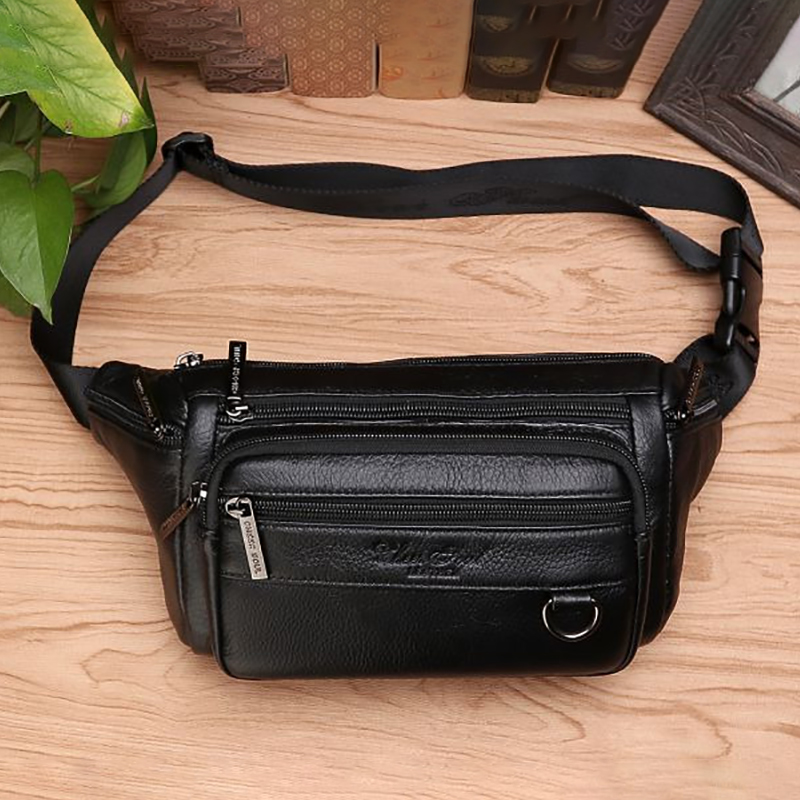 Bolsa de cintura masculina, bo - Leatherwork Belt avaliação e preço