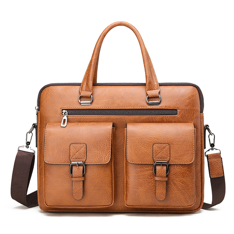Marca de luxo homem maleta de  - Leatherwork Bag avaliação e preço