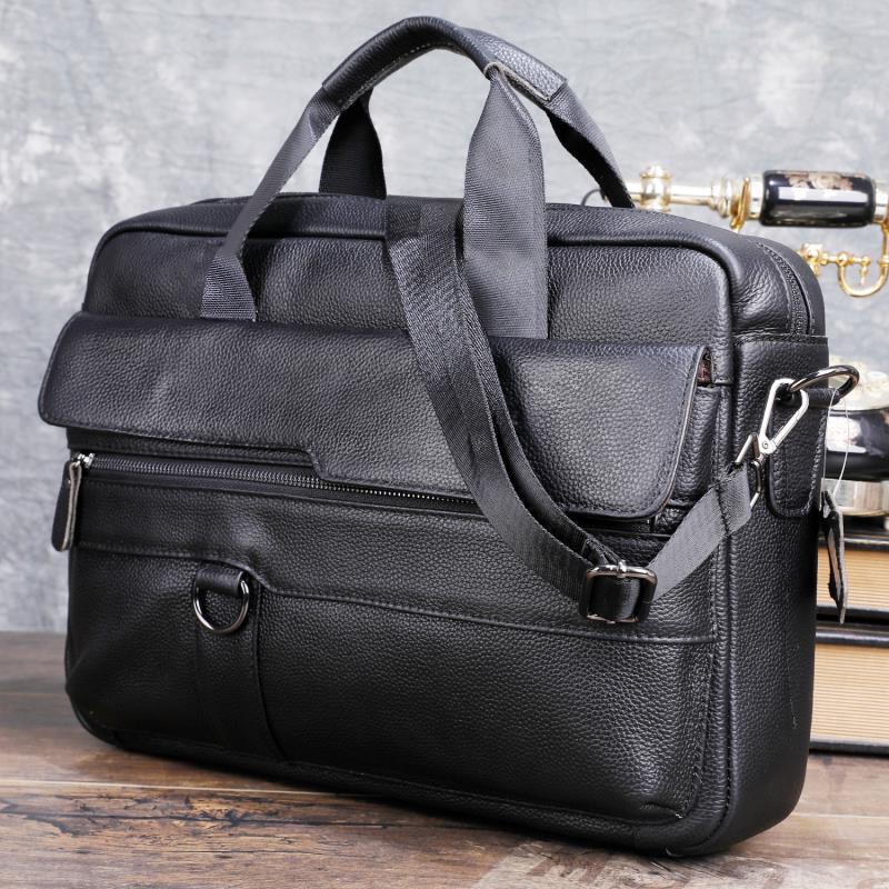 Grande bolsa de couro genuíno  - Leatherwork Bag avaliação e preço