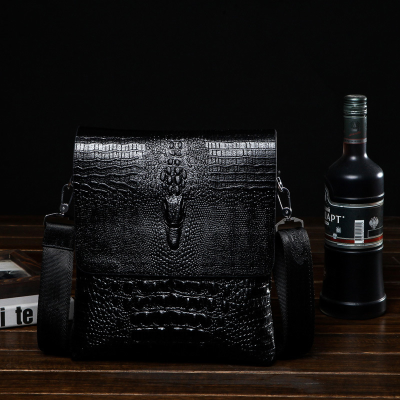 Marca de luxo saco do mensagei - Leather Work Bag Men avaliação e preço