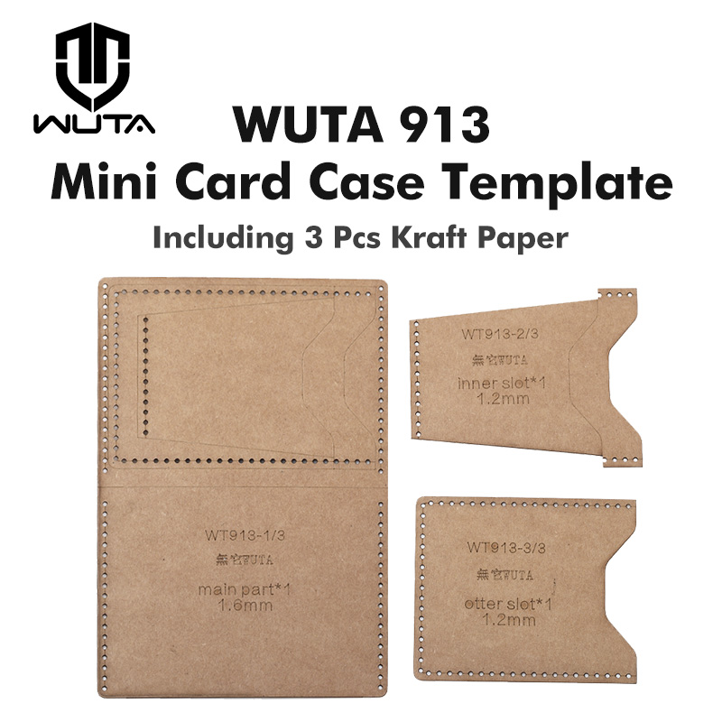 Wuta-Caso Cartão Mini com Mode - Leatherwork Kit avaliação e preço