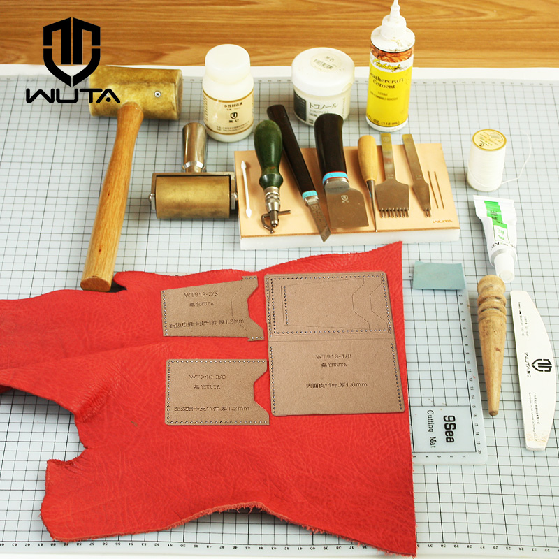 Wuta-Caso Cartão Mini com Mode - Leatherwork Kit avaliação e preço