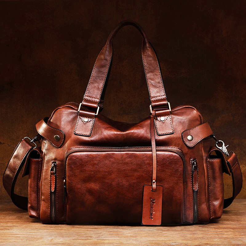 Bolsa masculina de borracha de - Leather Work Bag Men avaliação e preço