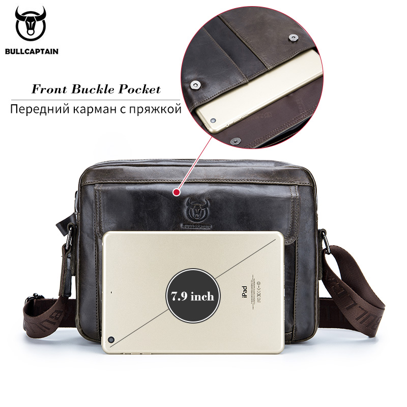 Bullcaptain bolsa crossbody ma - Leather Work Bag Men avaliação e preço