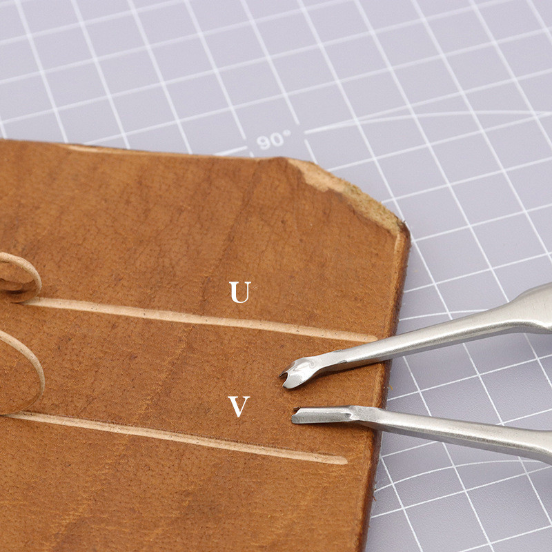 Conjunto de 4 ferramentas para - Leather Edge Beveler avaliação e preço