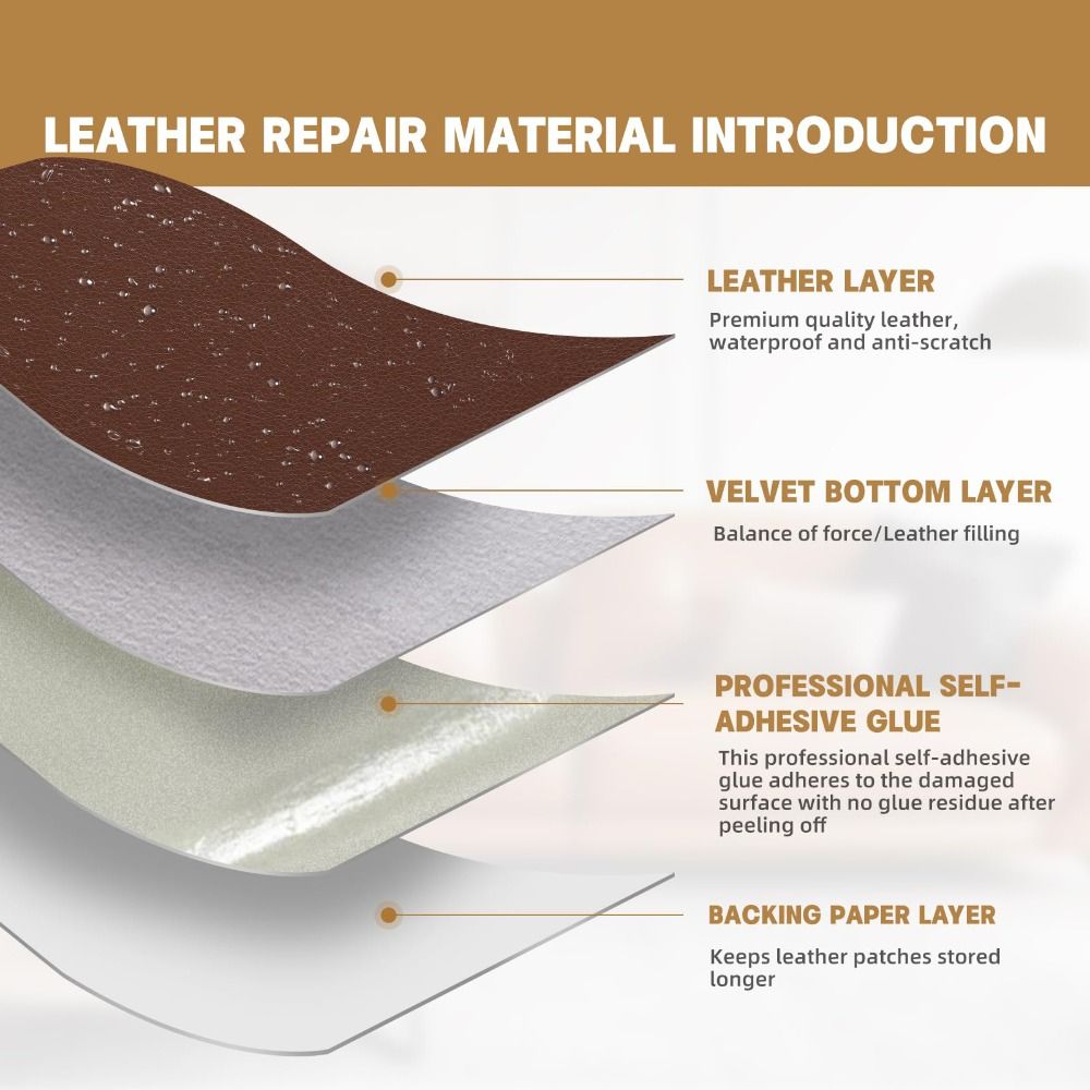 Fita Adesiva de Reparo de Cour - Leatherwork Kit avaliação e preço