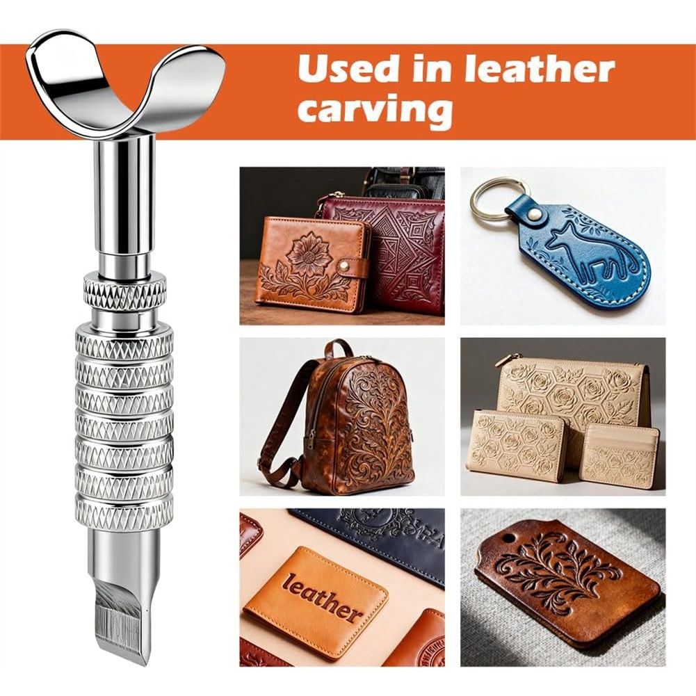 Faca giratória de couro, ajust - Swivel Knife Tool avaliação e preço