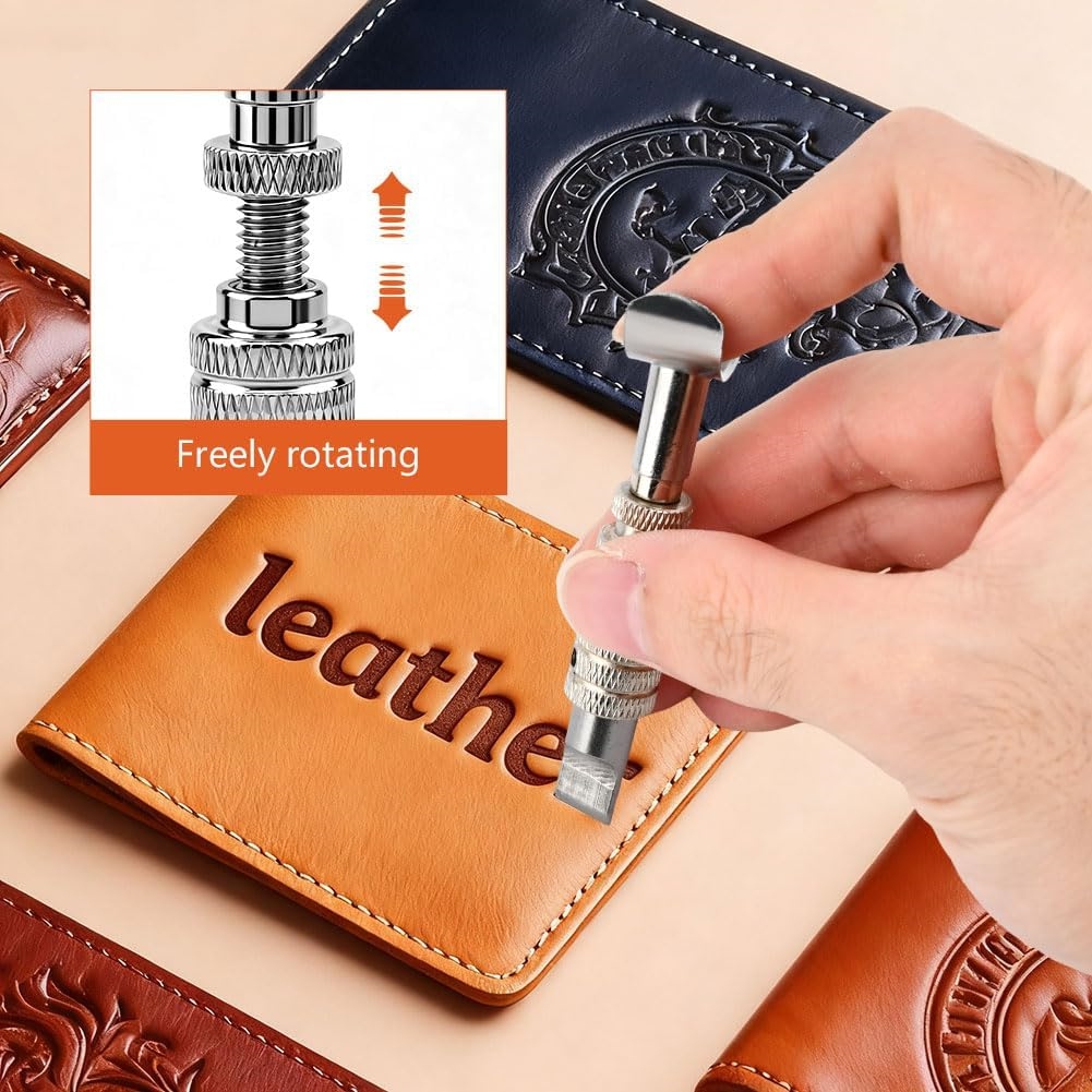 Faca giratória de couro, ajust - Swivel Knife Tool avaliação e preço