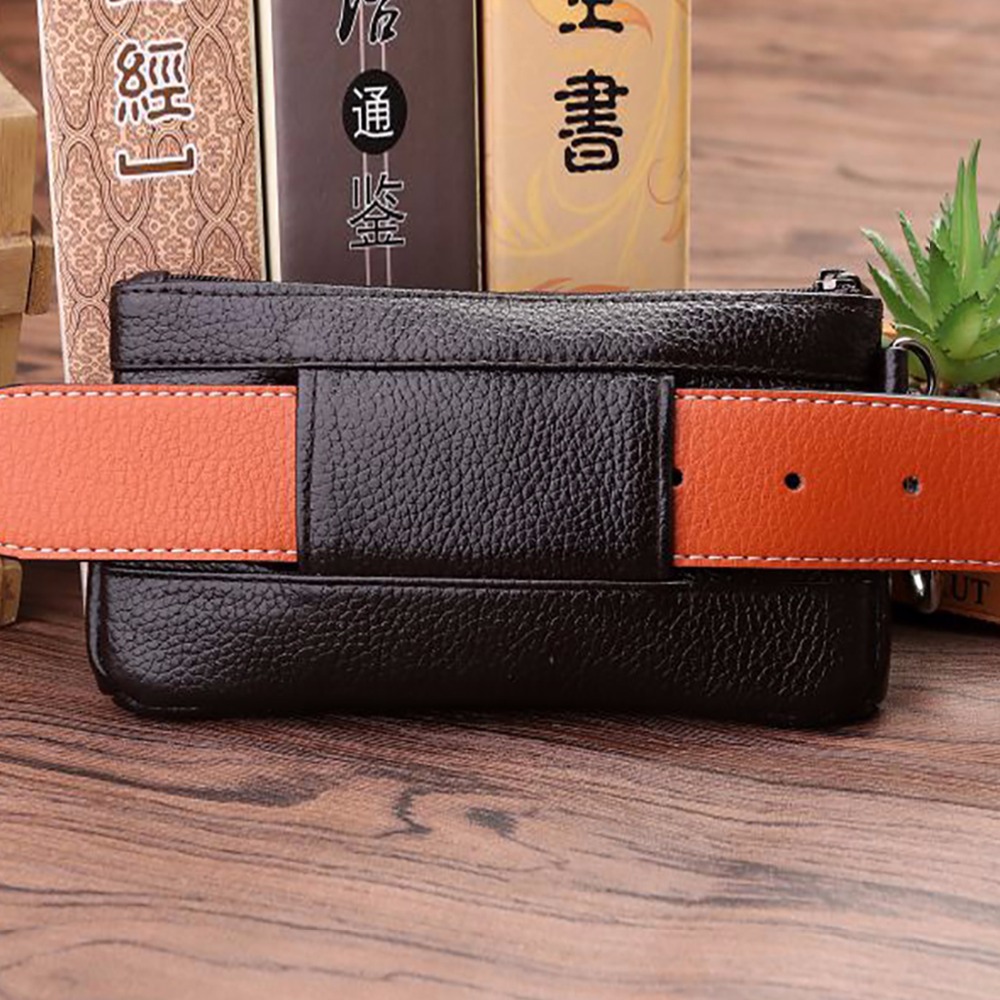 Couro genuíno Fanny Pack para  - Leatherwork Belt avaliação e preço