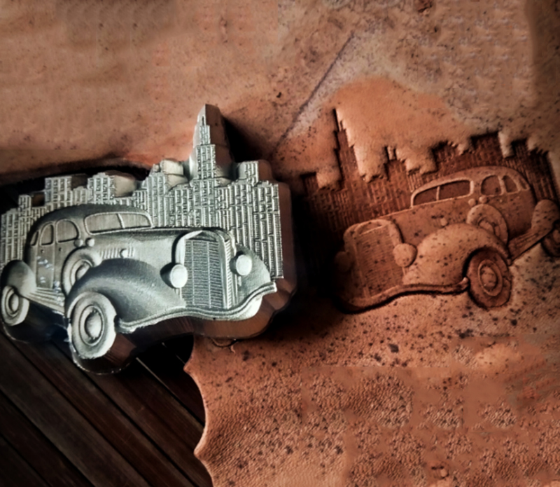 Locomotiva estilo cavalo carro - Leatherwork Punch avaliação e preço