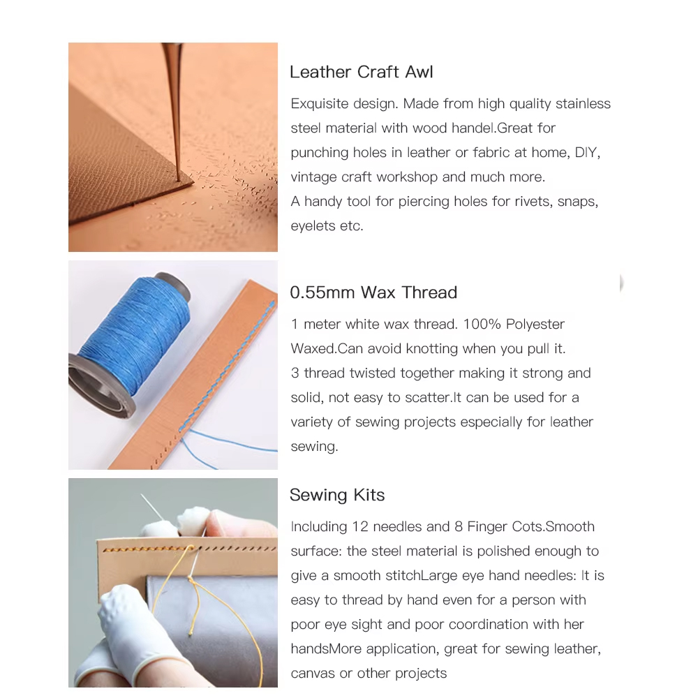 Wuta kit de ferramentas artesa - Leatherwork Punch avaliação e preço