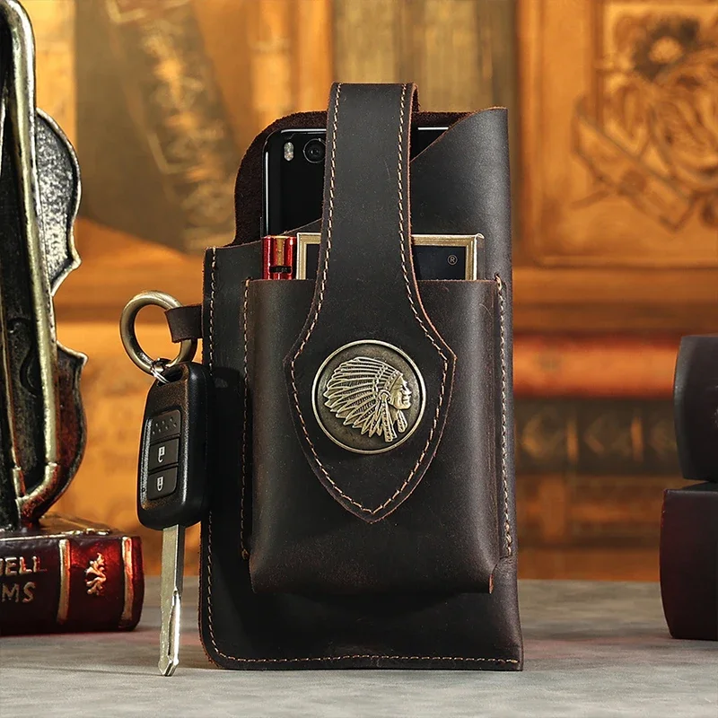 Bolsa de cintura de couro genu - Leatherwork Belt avaliação e preço