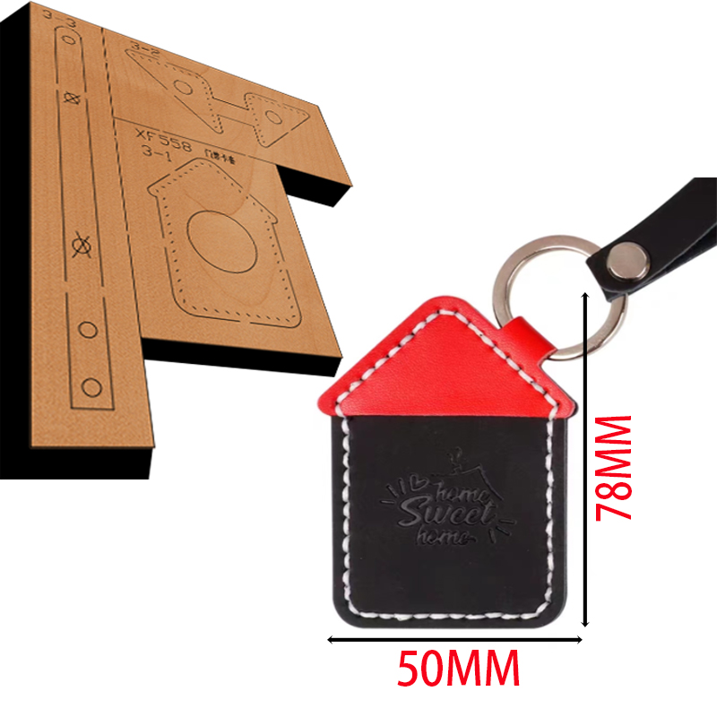 Lâmina de aço de madeira morre - Leathercraft Japan avaliação e preço