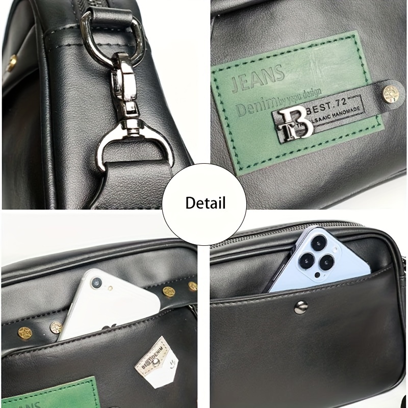 Bolsa de ombro moderna para ho - Leatherwork Bag avaliação e preço