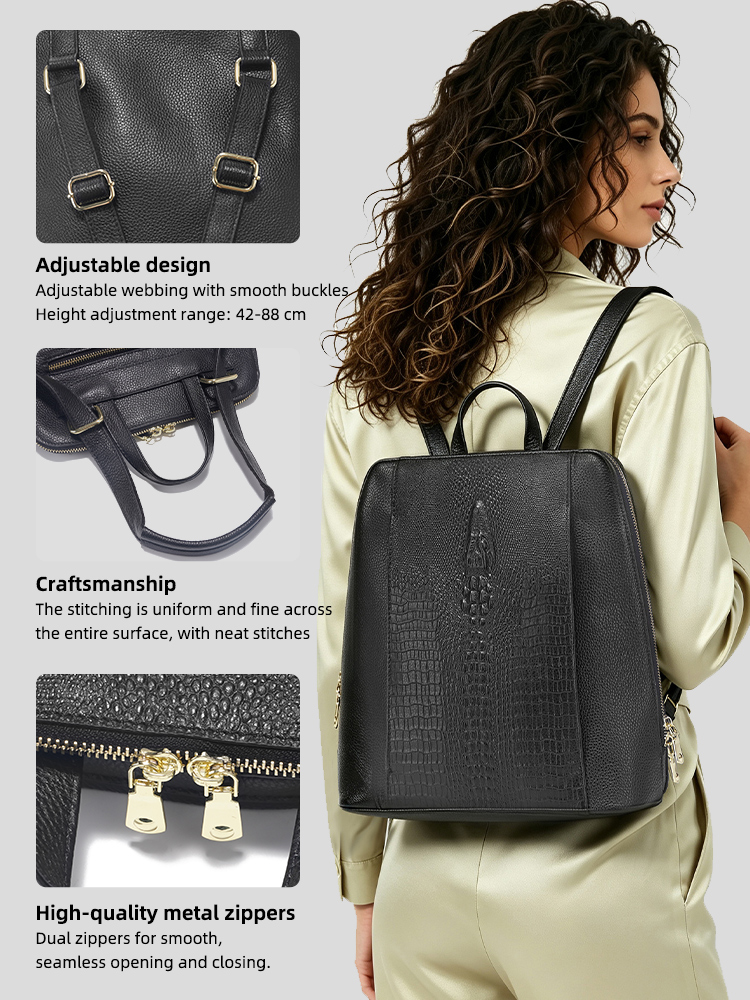 Mochila Feminina Zency de Cour - Leatherwork Bag avaliação e preço